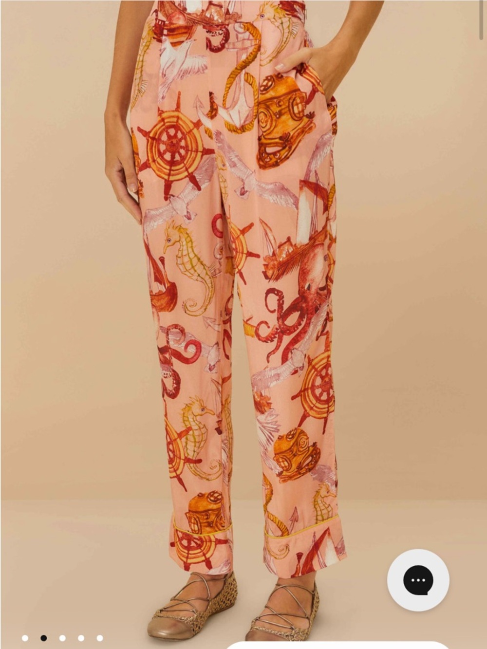 Farm Rio Nautical Wonder pants